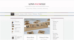 Desktop Screenshot of lonanicholle.com