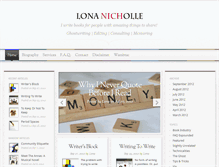 Tablet Screenshot of lonanicholle.com